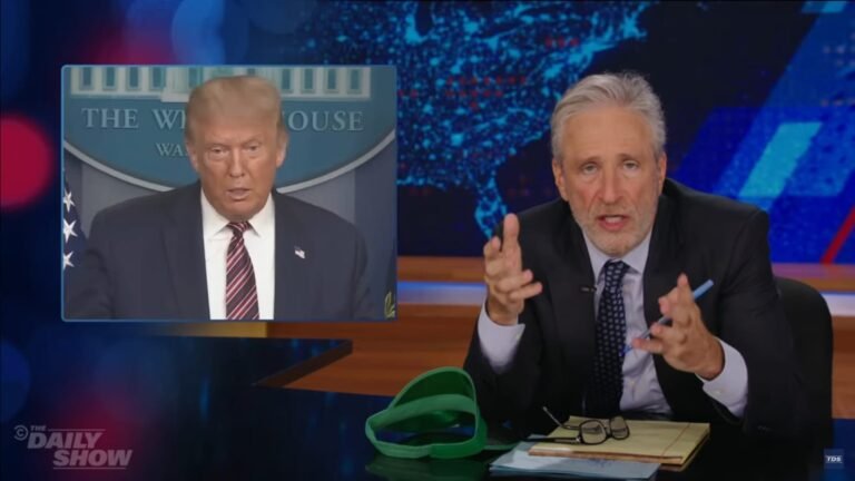 Jon Stewart Breaks Bad News to Trump: ‘Biden’s Not Coming Back’