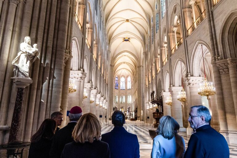 Inside Paris’ rebuilt Notre-Dame Cathedral as Macron praises ‘project of the century’