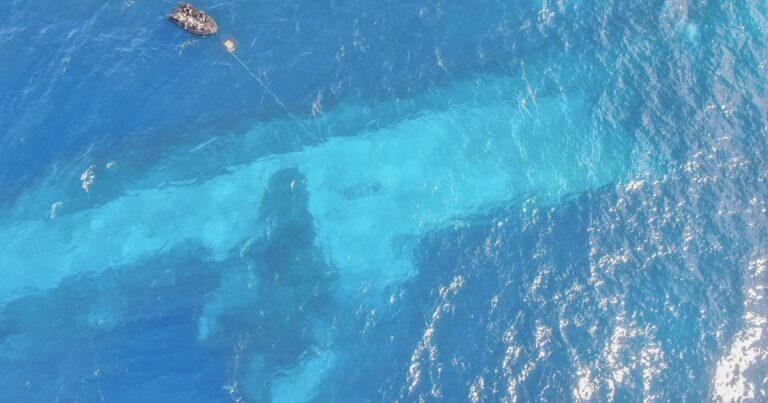 New Zealand navy ship hit reef and sank because crew mistakenly left it on