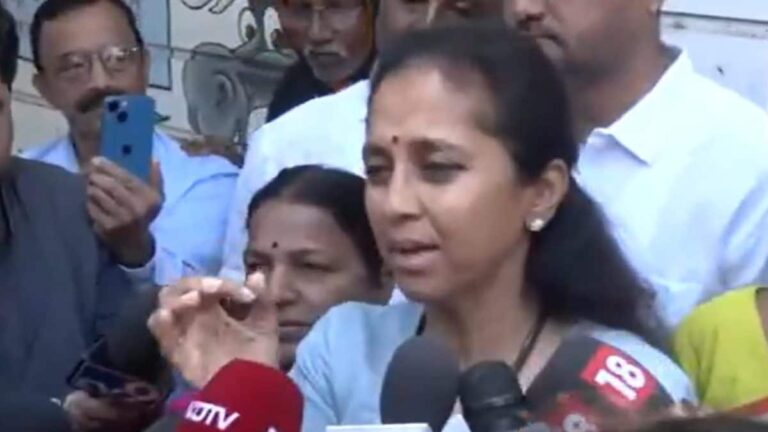 ‘Not My Voice’: After Casting Vote, Supriya Sule Rejects BJP Charge Over Bitcoin Audio Clips